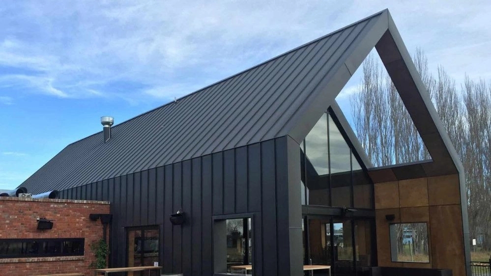 What is a pitched roof?