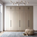 Kohstak pearl cabinet, design and implementation of wall closet and MDF structure in Binab