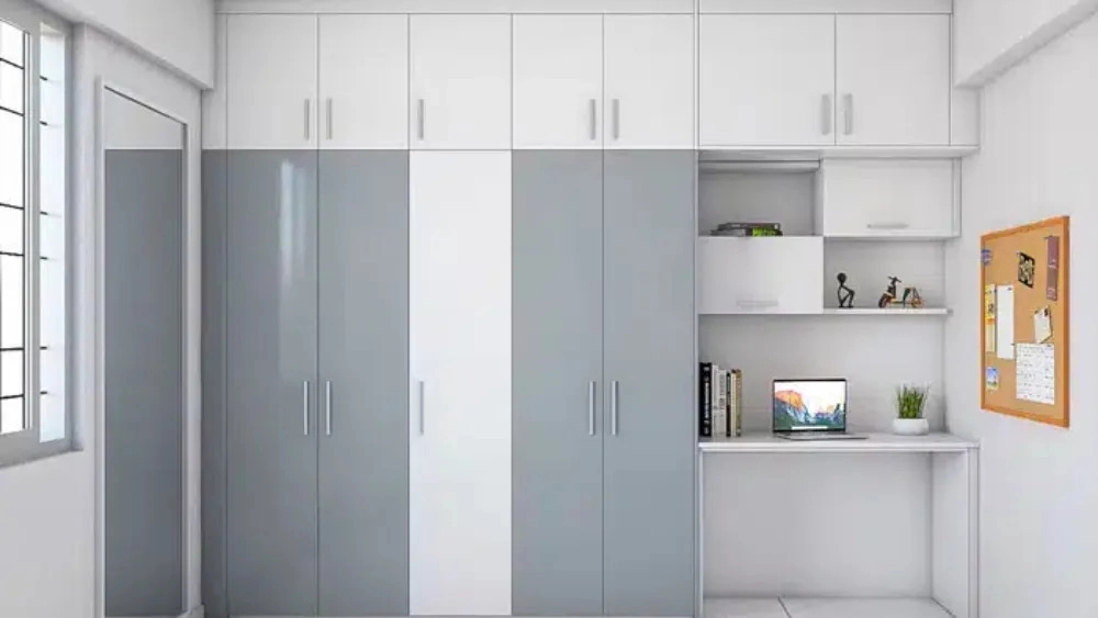 Kohstak pearl cabinet, design and implementation of wall closet and MDF structure in Binab