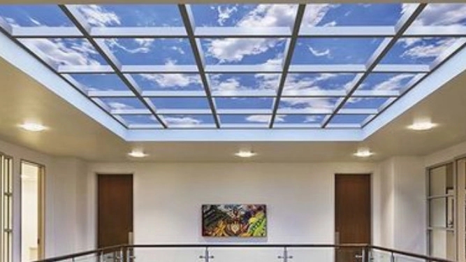 What is the virtual sky ceiling?