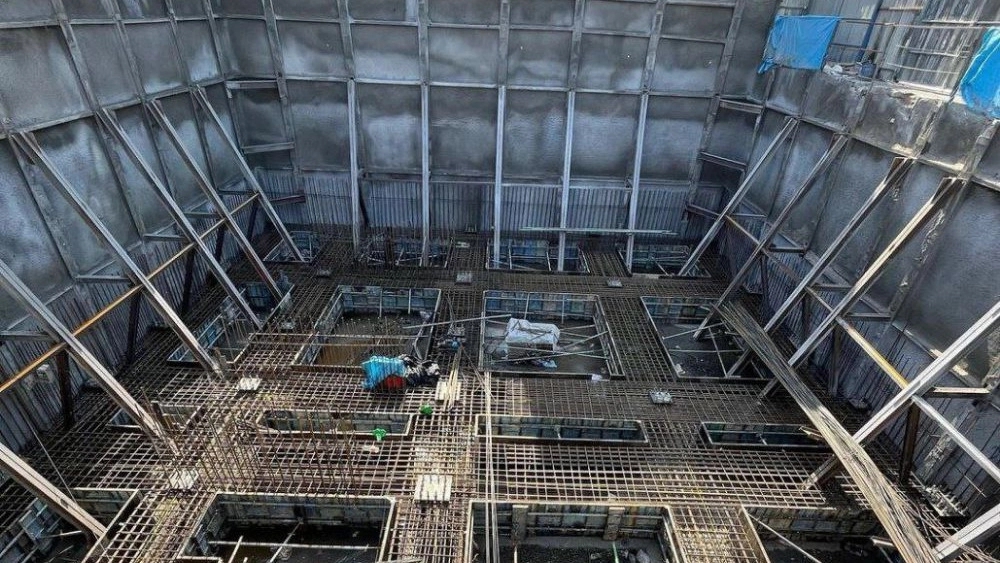 RAF Engineering Group, implementation of concrete structure and steel deck roof in Mashhad