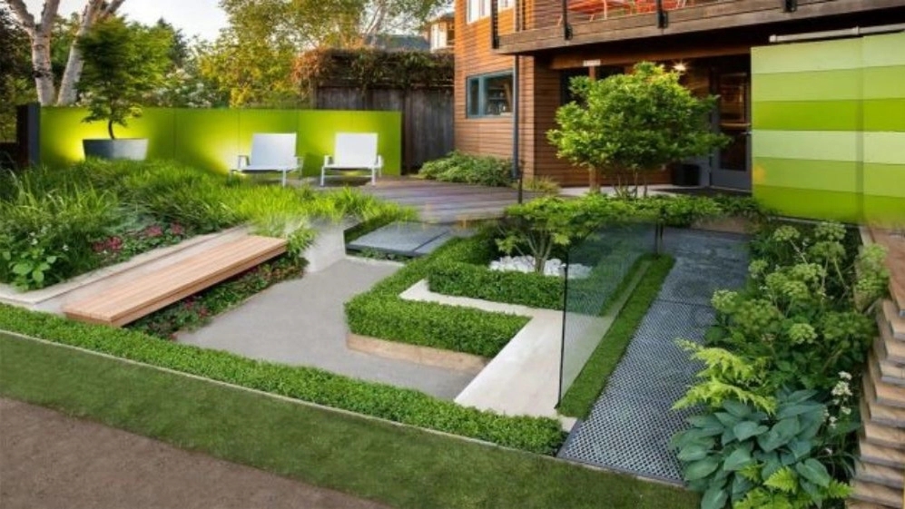 Villa landscaping design