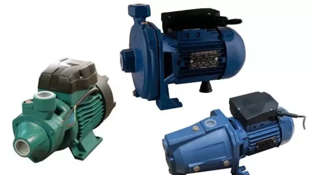 Types of domestic water pumps