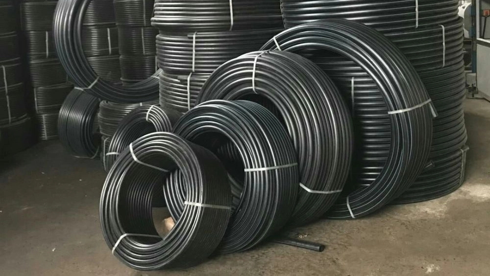 Sewage polyethylene pipe