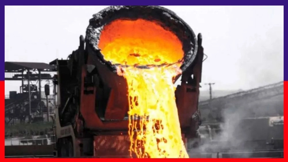 Molten steel