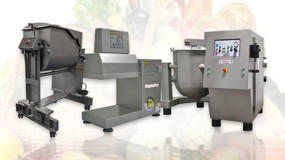 Types of food industry machinery