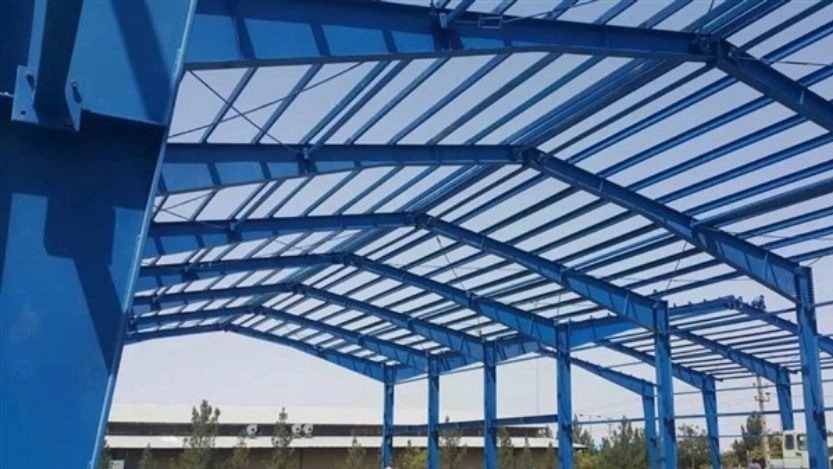 Niksazan shed construction, design and construction of shed and roof covering of the gable in Isfahan