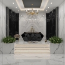 Ceramics and slabs of masters, implementation of adhesive tiles between cabinets and grout in Golpayegan