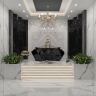 Ceramics and slabs of masters, implementation of adhesive tiles between cabinets and grout in Golpayegan