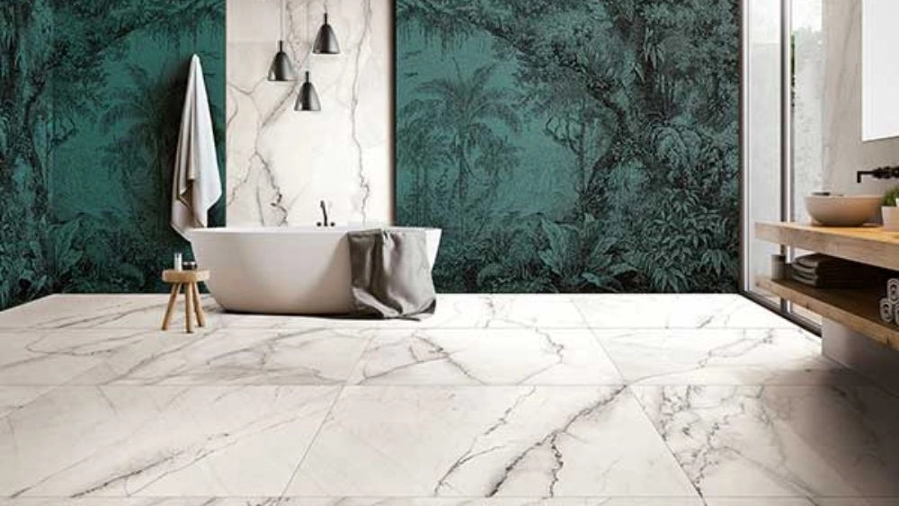 Ceramics and slabs of masters, implementation of adhesive tiles between cabinets and grout in Golpayegan