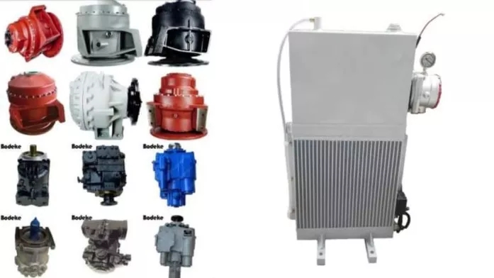 What are the components of a concrete mixer truck?