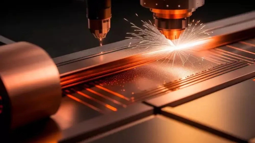 Laser cutting steps