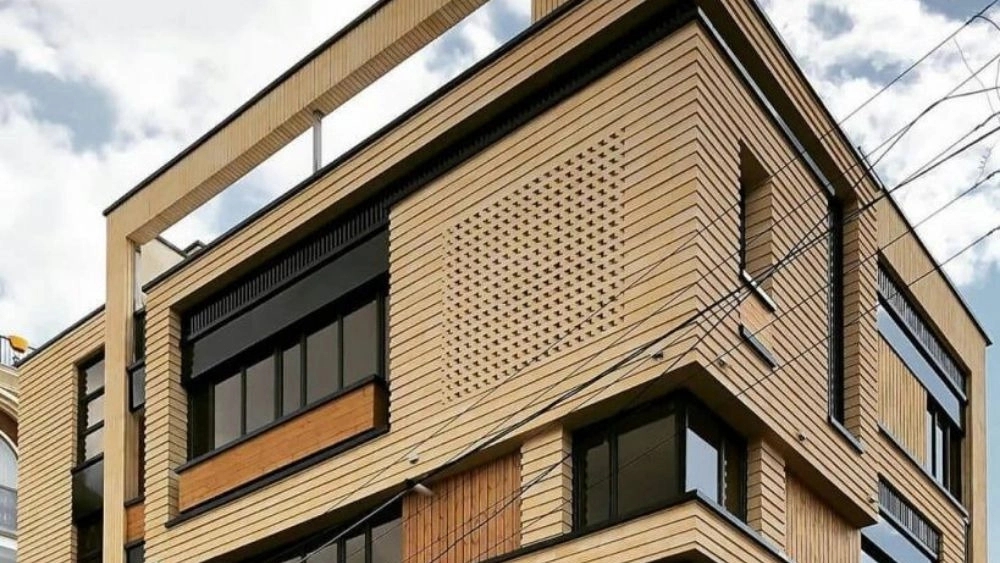 Behnama construction group, design and implementation of dry and modern building facade in Tehran