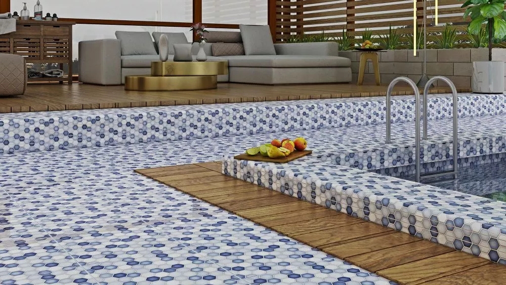 Sale of ceramics and pool glue in Shiraz
