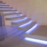Mangei ceramics, implementation of floor and wall slabs, countertops and suspended stairs in Mashhad