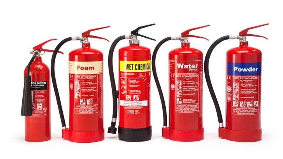 Use of fire extinguishers