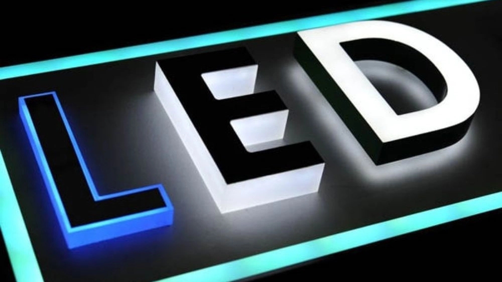 The difference between the selenium panel and the neon plastic
