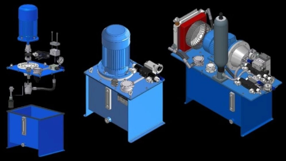 Power unit of hydraulic elevators