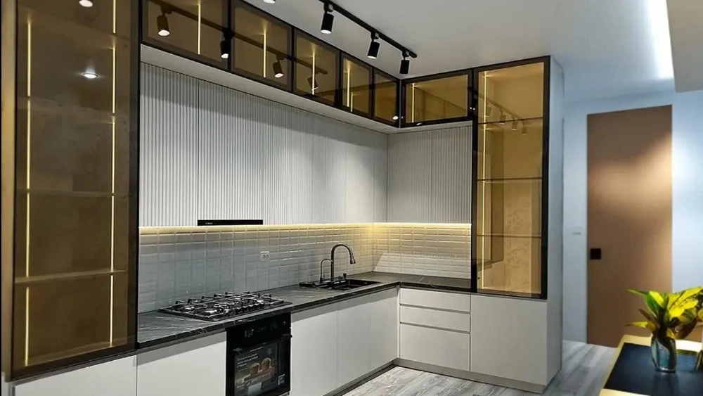 What is a high glass cabinet?