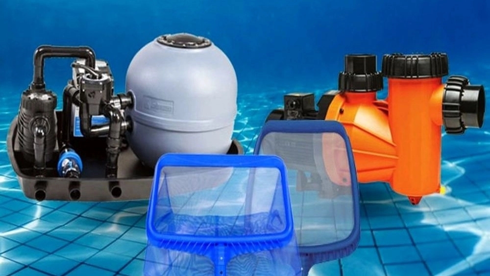 Equipment and accessories for swimming pool, sauna, jacuzzi, Hanifapour