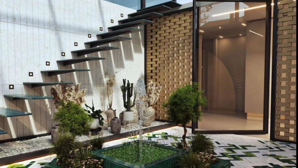 Rasha Architecture Office, design and implementation of the interior of the villa facade in Shiraz