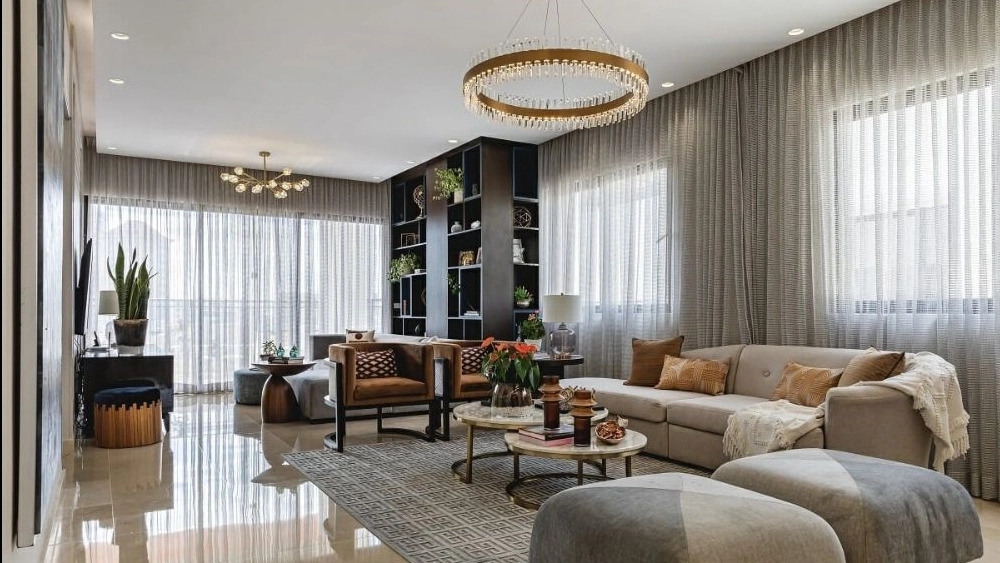 Interior design and execution of the facade of a villa in Shiraz
