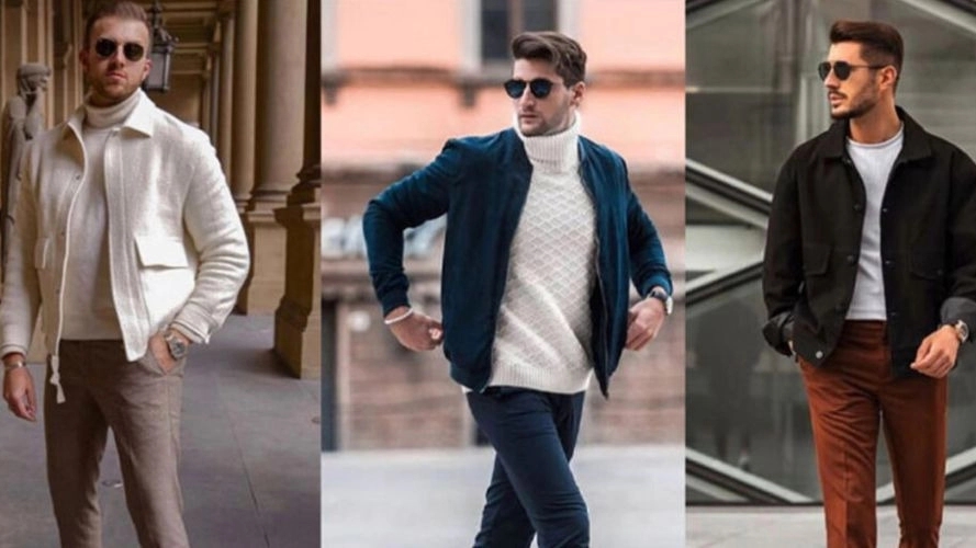 All kinds of men's jackets