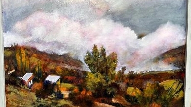 Masoumeh Taghodsi visual arts school, teaching and selling paintings in Mashhad