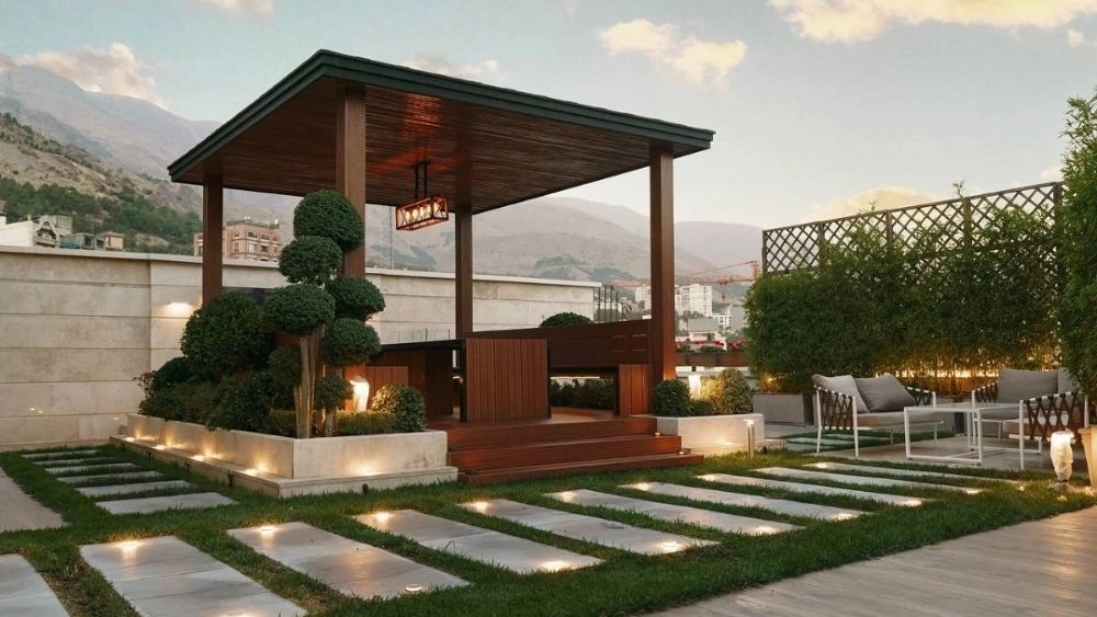 The use of gazebos in villa landscaping