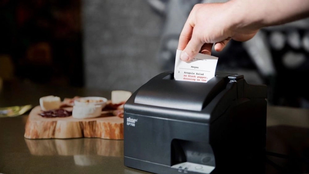 Parsian Account equipment, sales of bar code reader, monitor and receipt printer in Isfahan