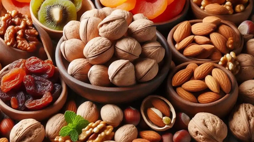 Azerbaijan dried fruit, sale and export of dried walnuts and apricots in Tabriz