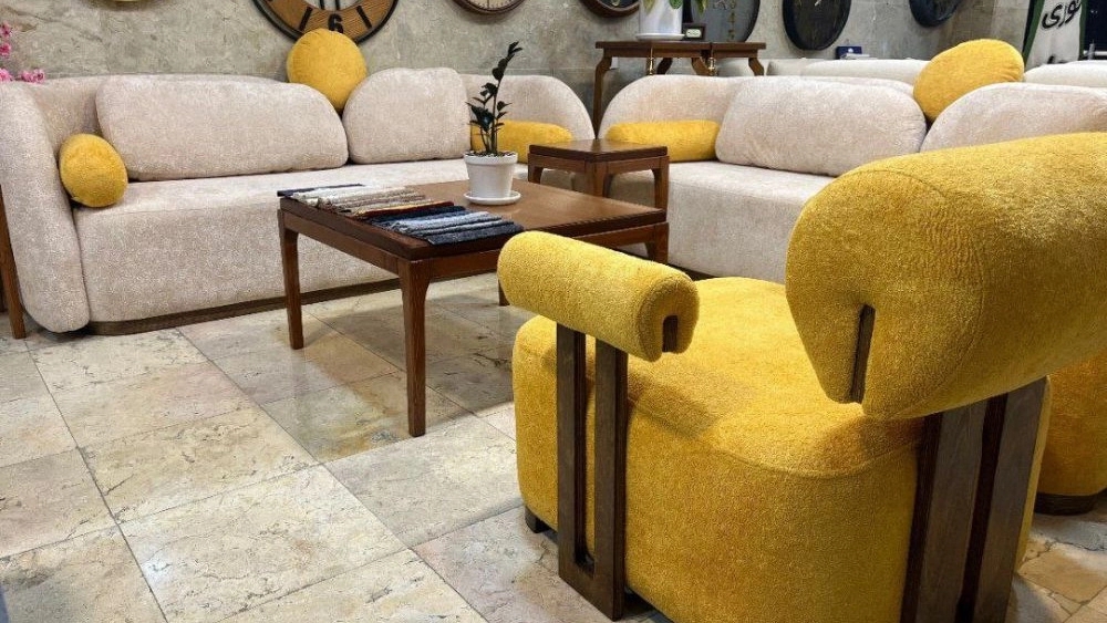Nosha Furniture Village, production of dining furniture and front sofa in Ahvaz