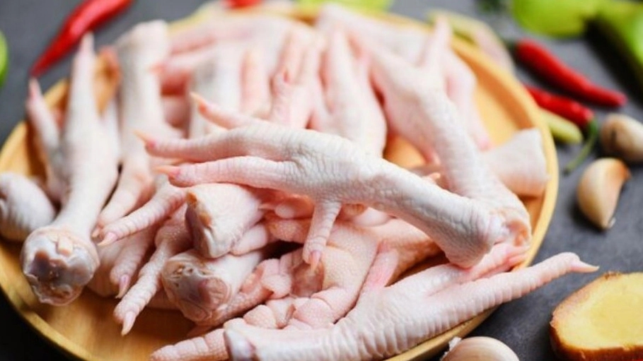 Properties of chicken feet