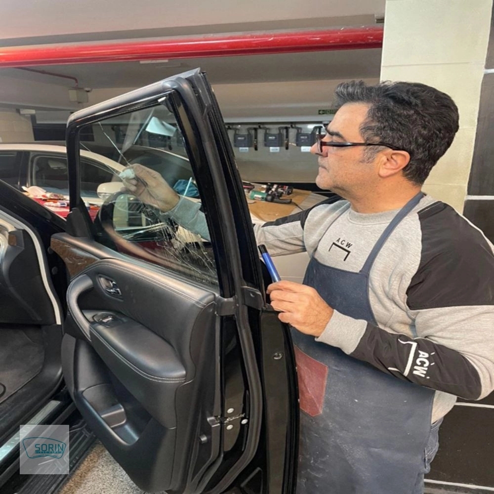 Specialized repair of small and linear cracks in car windshield in Tehran: Sorin Clinic with 30 years of experience