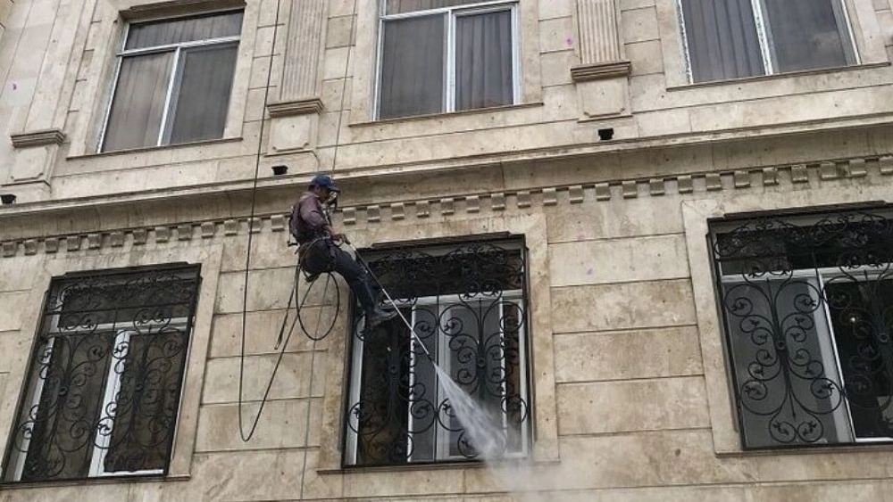 Asghari facade in Tabriz