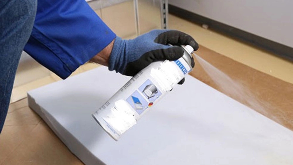 The use of spray adhesives in the furniture industry