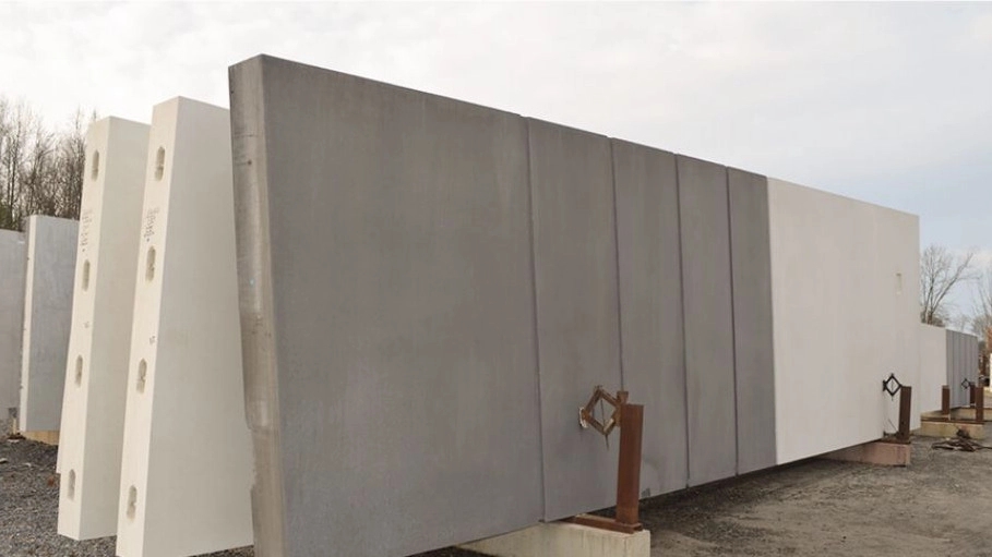 Production of prefabricated walls in Arak