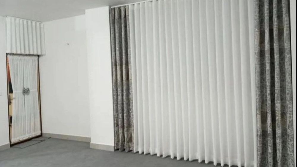 Delsa curtains, sewing and installation of zebra wallpaper and flooring in Khorram Abad Goldasht