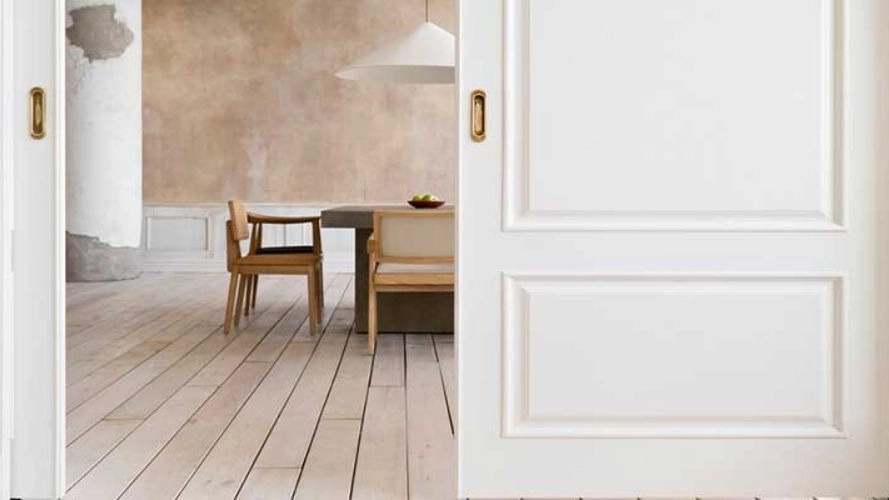 Production of the best interior wooden door of Azar wood door industry in Tehran