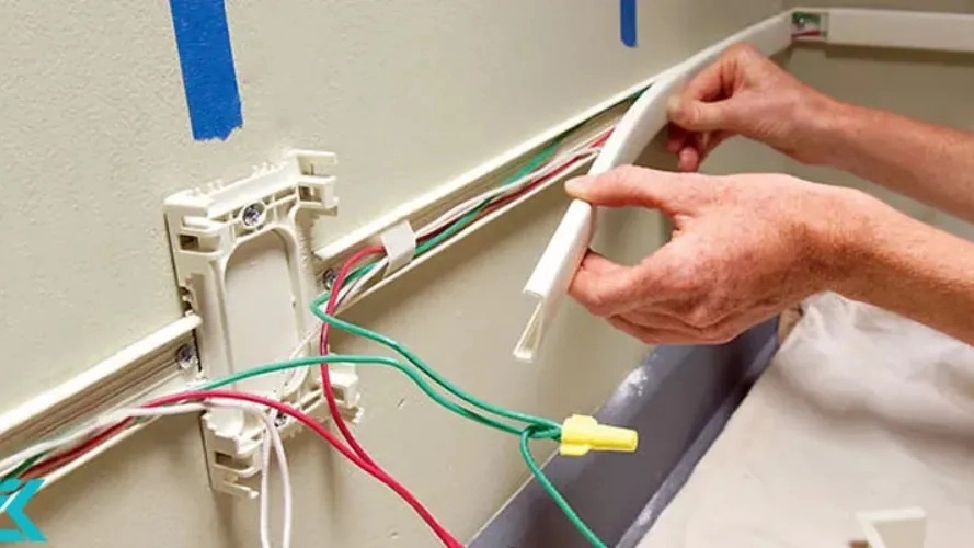 Mame building wiring, smart wiring lighting, linear light installation in Sardasht