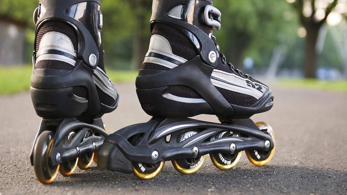 All kinds of skates in the Revolution store