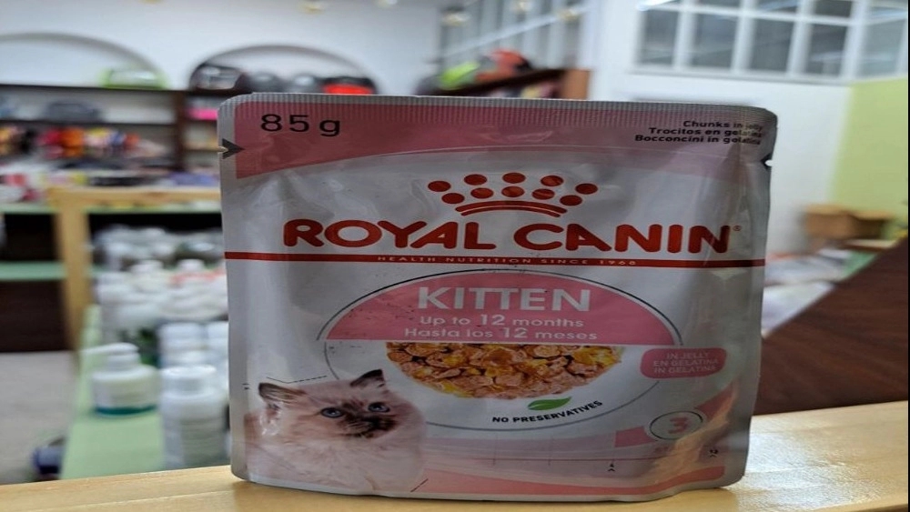 Royal Canin chicken flavored cat poop