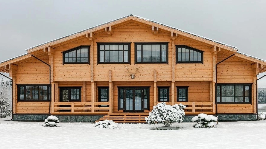 Paniz wood industries, construction and implementation of wooden villas in Qazvin
