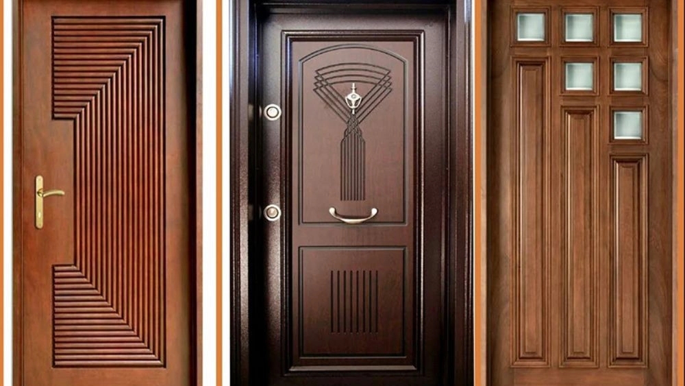 The best color for the wooden door of the building