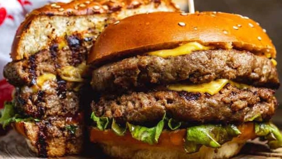 A variety of burgers at the belly station