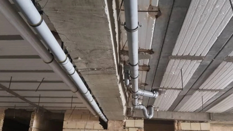 Moulai facilities, implementation of plumbing and pipe opening in Tehran