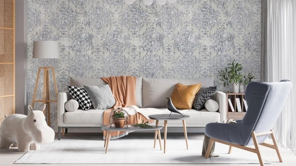 Modern decoration, wall paper and knaf in Arak