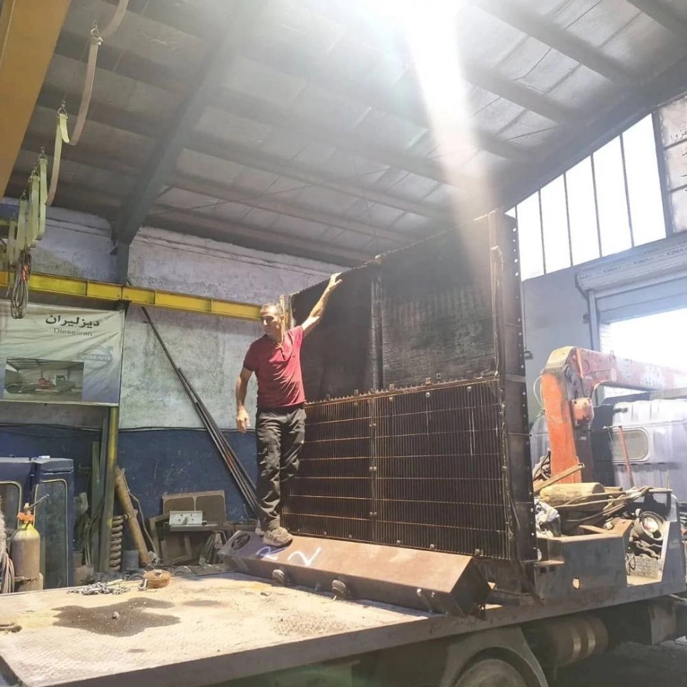Repair and maintenance of industrial and power plant radiators in Tehran, professional services