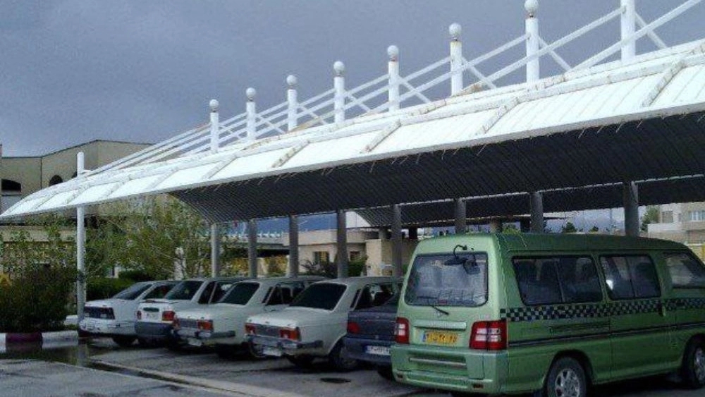 Installation and implementation of car shade in Mashhad