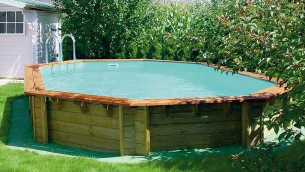 ساخت خانه ویلا و استخر تمام چوب در قزوین